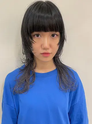 ロング youres hair 髪質改善トリートメント&ヘッドスパ  新宿三丁目店所属・髪質改善/艶髪 韓国レイヤー/えすたのヘアスタイル