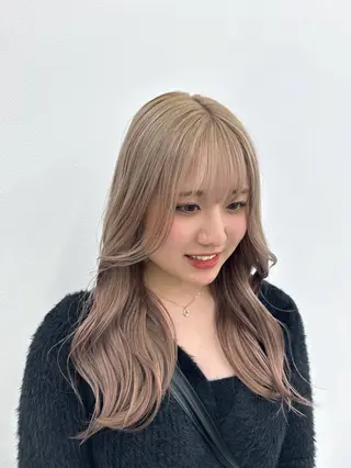 カラー noa🫧美髪/ 透明感カラーのヘアスタイル