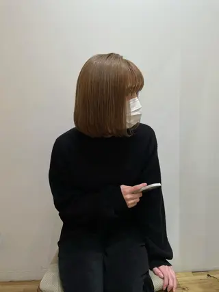 ミディアム be.perch所属・山口 朔弥のヘアスタイル