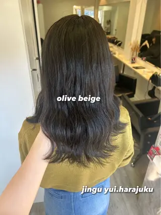 ミディアム カラー パーマ ヘアアレンジ メンズ ワット 原宿のヘアスタイル