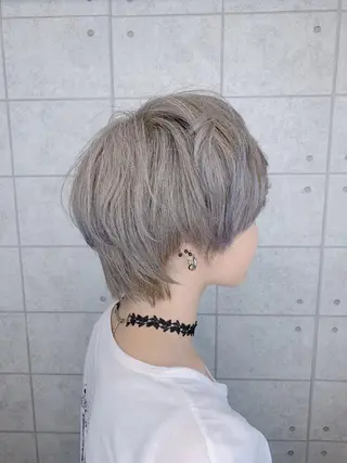 ミディアム カラー ヘアアレンジ 🌿‬ ܸAir 透明感🌱西村知佳のヘアスタイル