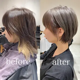 ショート カラー 🌟イメチェン美容師 🌟清水 大輝のヘアスタイル