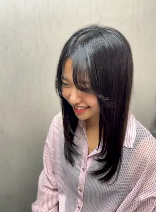 セミロング 🌿髪質改善/レイヤ ー🌿ひかるんのヘアスタイル