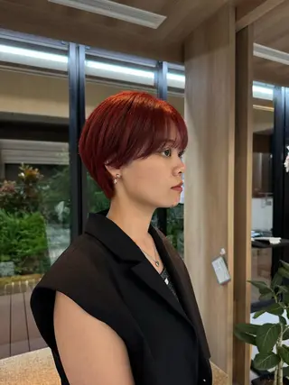 ショート 山下 紗里奈のヘアスタイル