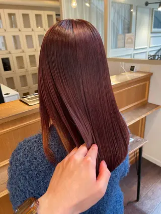 セミロング カラー メイクス表参道所属・ショート/ボブ 矢野湧也のヘアスタイル