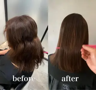 セミロング 髪質改善/縮毛矯正 /naokiのヘアスタイル