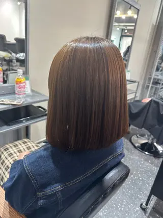 ミディアム パーマ 髪質改善⭐️縮毛矯正 吉祥寺⭐️Rinaのヘアスタイル