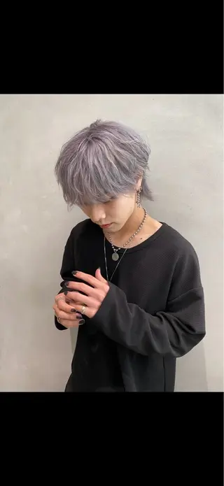 カラー メンズ 🤍韓国ワンホンヘア ayaha🤍のヘアスタイル