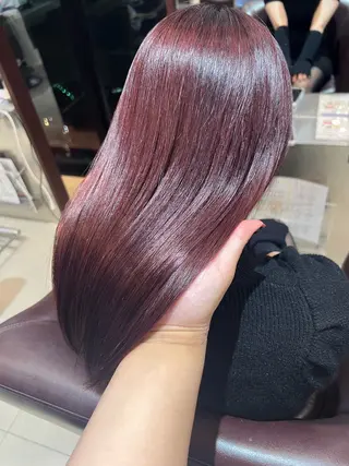 ロング 南 妃那のヘアスタイル