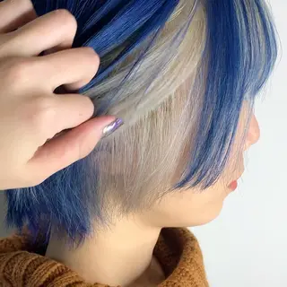 ショート カラー ﾖｼﾅｶﾞﾏﾕ🦕 髪質改善艶カラーのヘアスタイル