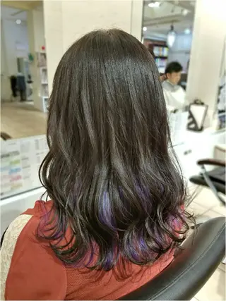 セミロング ヘアアレンジ 【髪質改善美容師】t occa茨木篠原健太のヘアスタイル