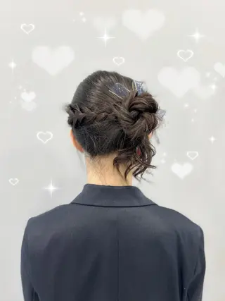 セミロング 藤倉 萌菜のヘアスタイル