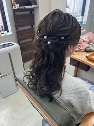 ロング ヘアアレンジ 山室 敬義のヘアスタイル