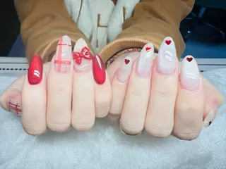 森 ネイルサロン研修中♡のネイルデザイン