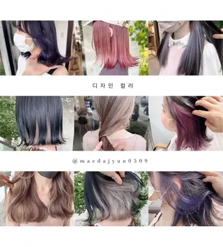 ミディアム MAEDA 西金沢美容室のヘアスタイル