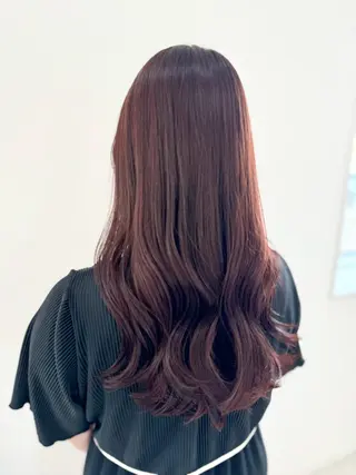 ロング カラー Salon de Qualia(サロンドクオリア)所属・杉下　涼/ハイトーン /髪質改善/パーマのヘアスタイル