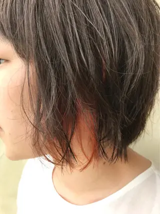 ショート カラー 追立 優稀のヘアスタイル