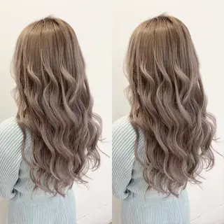 ロング カラー 美髪改善・ストレート 🌿エクステ/カンジのヘアスタイル