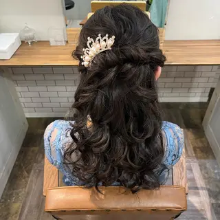 ロング ヘアアレンジ 🫧tomoka 透明感カラー🫧のヘアスタイル