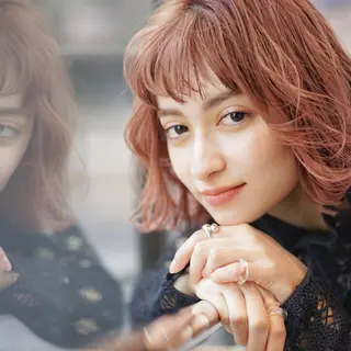 ミディアム パーマ カラー N° anfeel 渋谷🪞🫧のヘアスタイル