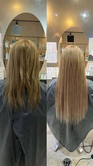 ロング 野村 奈里亜のヘアスタイル