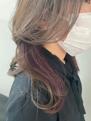 セミロング カラー とびまつ /ショート/脱白髪染のヘアスタイル