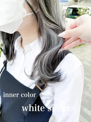 ミディアム カラー 髪質改善&韓国風特化 型サロン ミシェリーのヘアスタイル