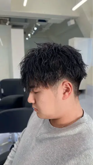 パーマ メンズ 大関 海璃のヘアスタイル