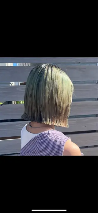 ショート カラー カラー/韓国レイヤー /ブリーチ/hinaのヘアスタイル