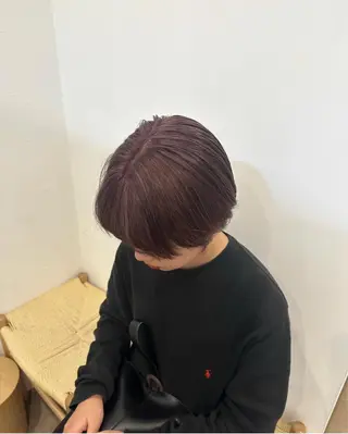 ショート カラー 梅田/柔らかカラー/ オオハシ リナコのヘアスタイル