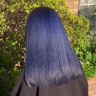 セミロング ハイトーンカラー 特化型美容師TAKEのヘアスタイル