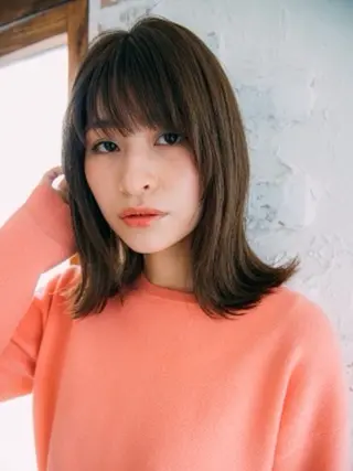 ミディアム Agu hair所属・井出 翔也のヘアスタイル