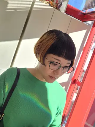 ショート カラー 遠藤 史秋のヘアスタイル