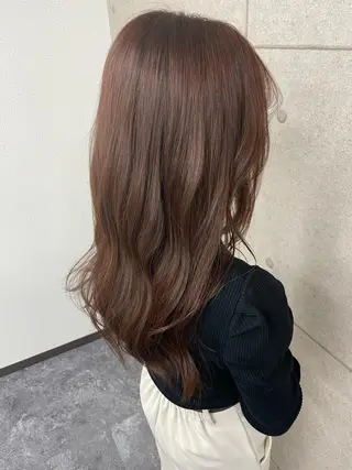 ロング カラー Agu hair act 姫路駅前おみぞ筋店所属・カワモト ソウタのヘアスタイル