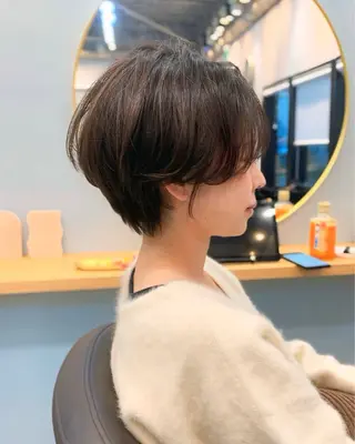 ショート カラー 前田 健太のヘアスタイル