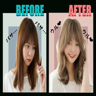 🌈神バズり 100%色🌈のヘアスタイル