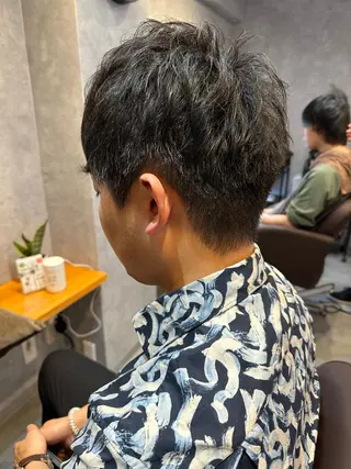 パーマ メンズ trym/ 木原裕希のヘアスタイル