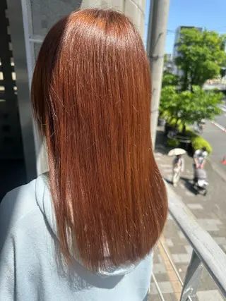 ロング 吉田 愛梨のヘアスタイル