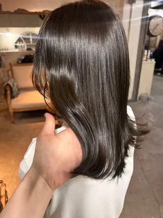 ミディアム カラー お任せヘア☘️☘️ 及川渚のヘアスタイル