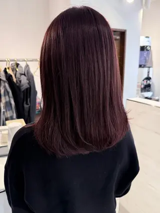 ミディアム カラー VanCouncil 千種所属・大竹 穂香のヘアスタイル