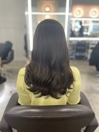 ミディアム カラー Silk-lei【銀座店】所属・銀座/美髪縮毛矯正 /髪質改善/山本翔華のヘアスタイル