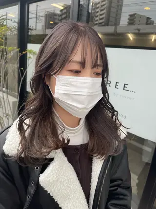 ミディアム カラー ダブルカラー /まつ毛パーマ🎀のヘアスタイル