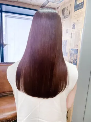 セミロング カラー ネイル マツエク・マツパ アイブロウ Chic シックのヘアスタイル