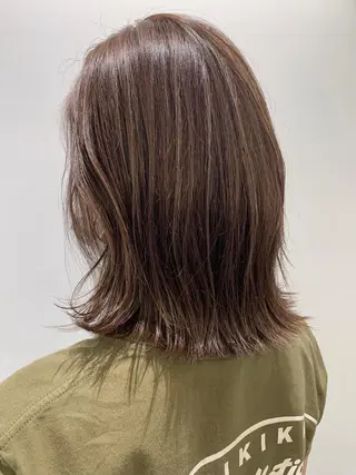 ミディアム カラー La fith liebe 京都駅前店所属・🌈ブリーチ特化🌈 MINATOのヘアスタイル