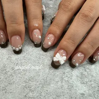ネイル graph nail【グラフ ネイル】所属・graphnail‪ ‪‪❤︎‬manaのネイルデザイン