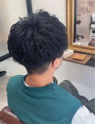 パーマ メンズ ココロ☀️ CLUTCH天王寺店のヘアスタイル