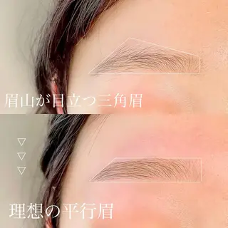 アイブロウ Paulele すぎ✳︎.のマツエク・マツパデザイン