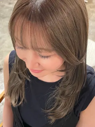 セミロング メンズケアブリーチ 特化🔥村田のヘアスタイル