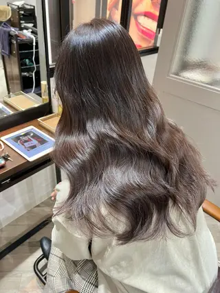 ロング カラー ヘアアレンジ 顔まわり職人🇰🇷 韓国ヘア/KAITOのヘアスタイル