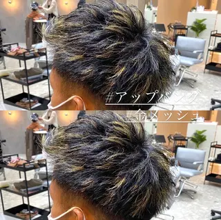 カラー メンズ 心斎橋本町メンズ 美容師ユースケのヘアスタイル
